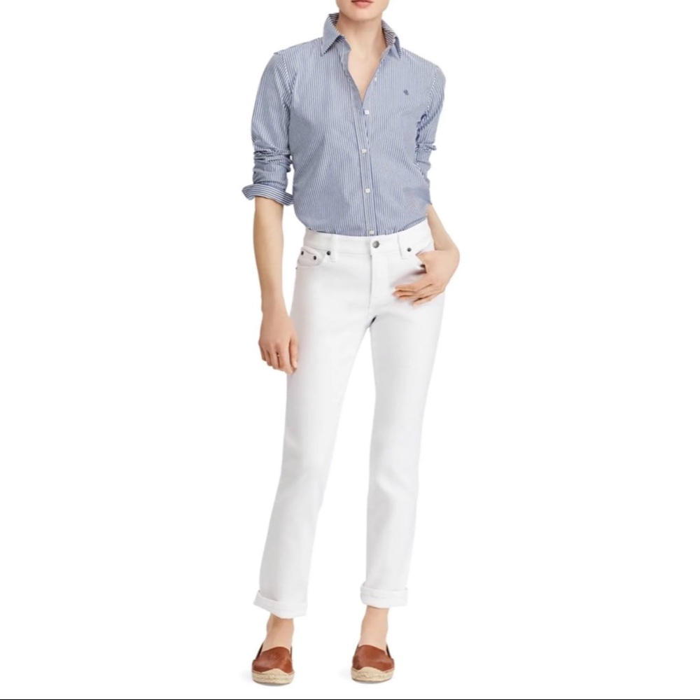 Lauren Ralph Lauren Modern High Rise Straight Curvy Jeans